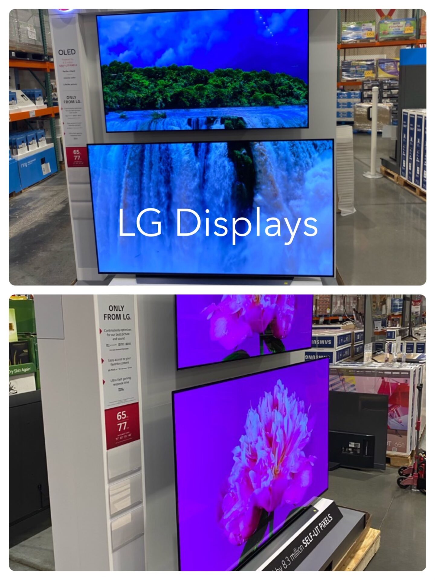 Costco LG TV Display