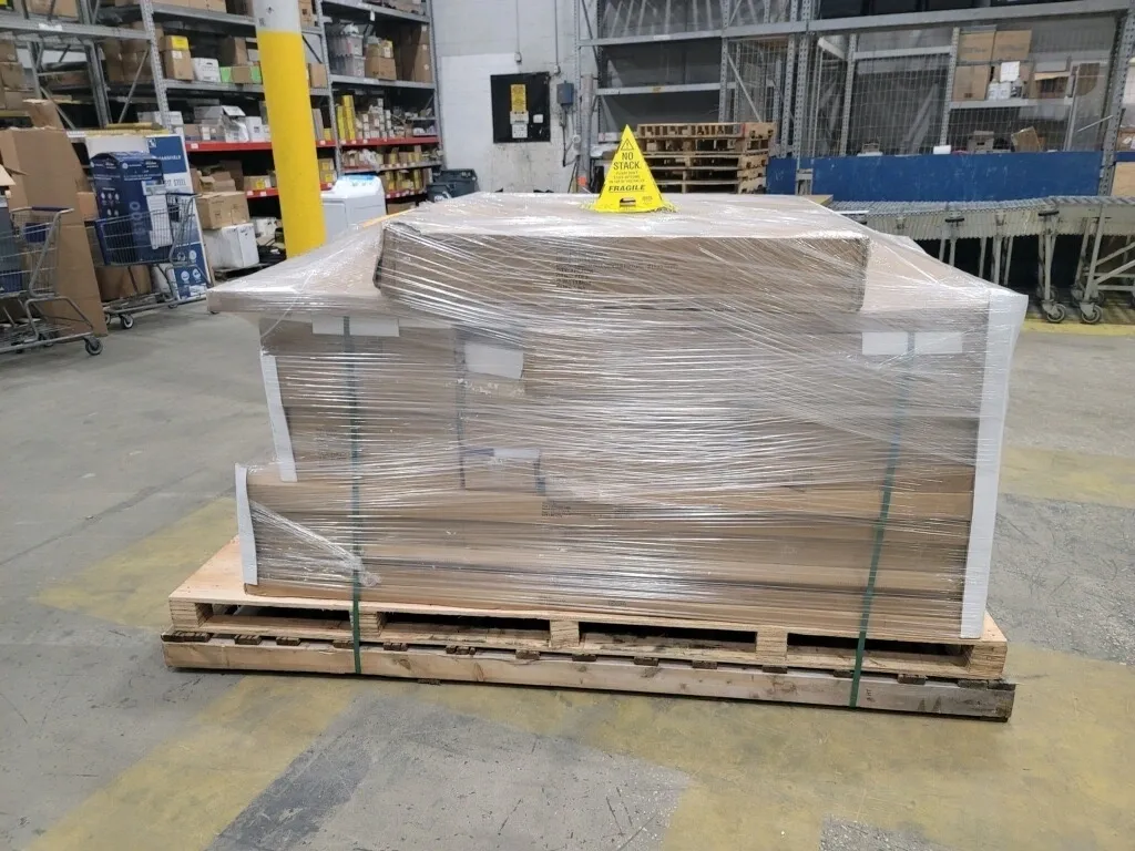 a pallet of planks